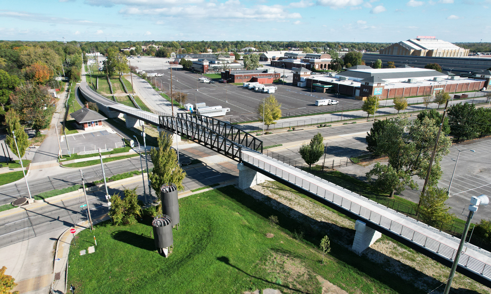 Monon Trail Bridge over 38th Street