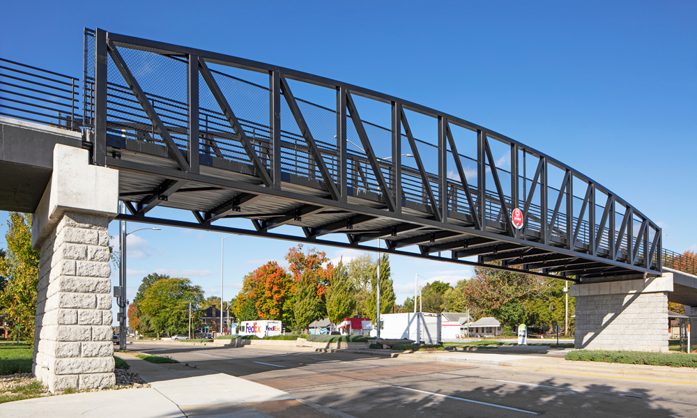 Monon Trail Bridge over 38th Street