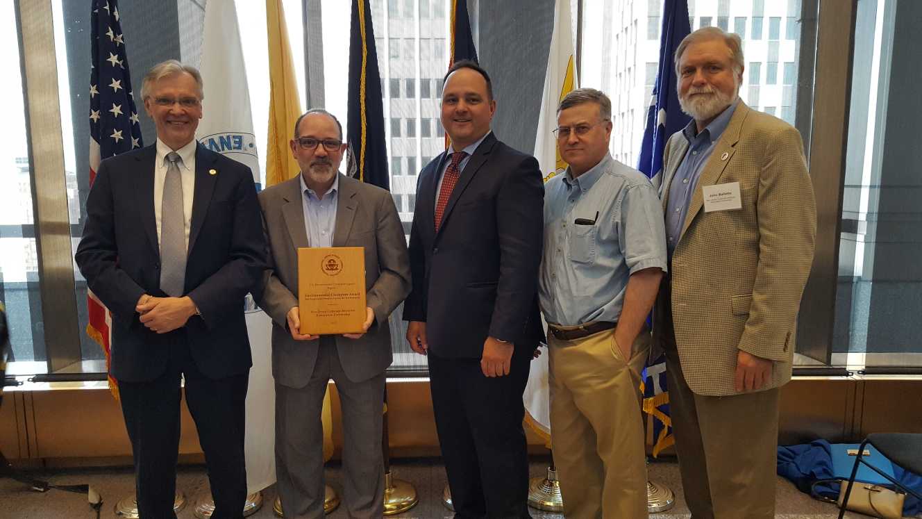John Finkeldie is honored alongside NJCWRP members